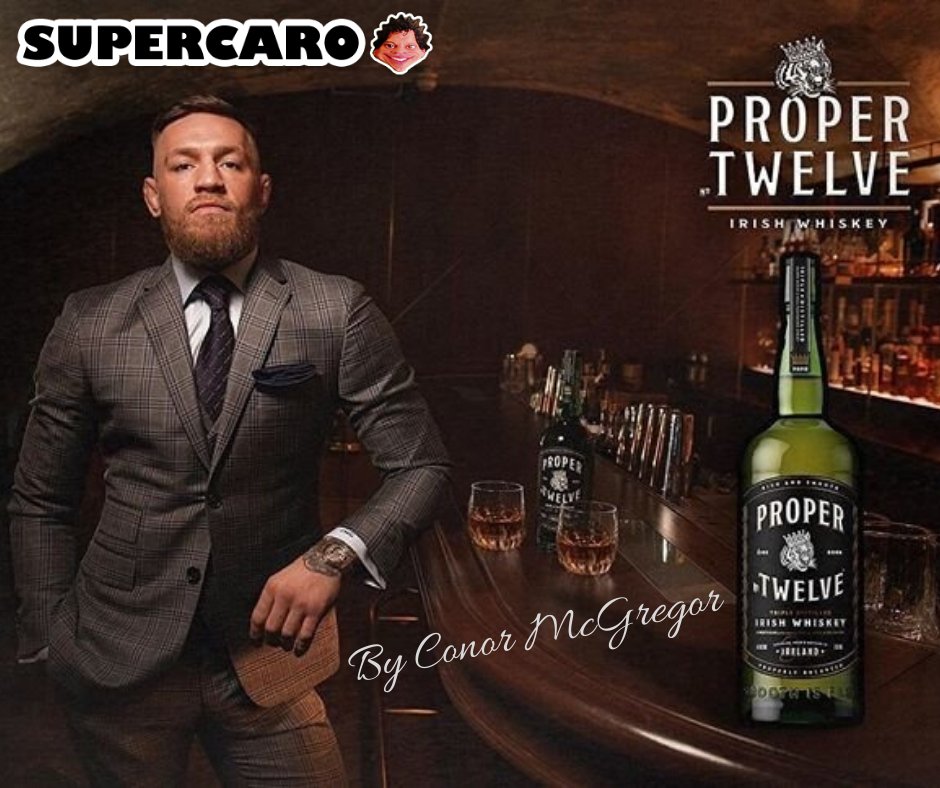 SupercaroM's tweet photo. ¡El Whisky del luchador Conor McGregor! 👊

¡Un triple destilado para gente dura! 
Proper Twelve No 12, es un homenaje al barrio natal de McGregor en Dublin.🇮🇪

¡Disponible en nuestras tiendas de Málaga, Benalmádena y Fuengirola!

Envíos a domicilio.
Whatsapp 602105085
#McGregor https://t.co/a7bHpB0tmG