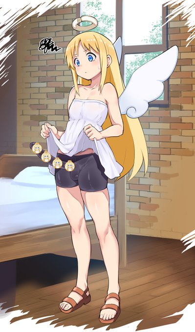 もうホールに出ないといけないのに寝坊して朝勃ちんぽを処理する時間がなくて困るクリムくん 