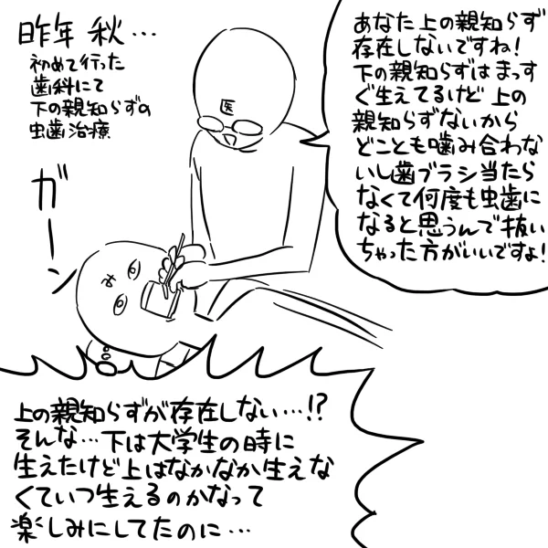 親知らず抜歯レポ 