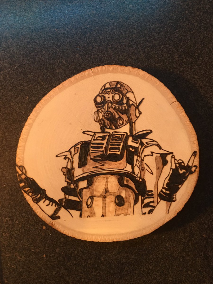 King_pyrography's tweet photo. โThey say death catches up to everybody...Haha he can certainly try!!โ #octane #apexlegends #apex #fasterfasterfaster #respawn #adrenalinejunkie #woodburning #pyrography #woodart #art #artistsoninstagram #pyrographyart @TheNicolasRoye @Respawn @PlayApex https://t.co/r8jcc0L96Y