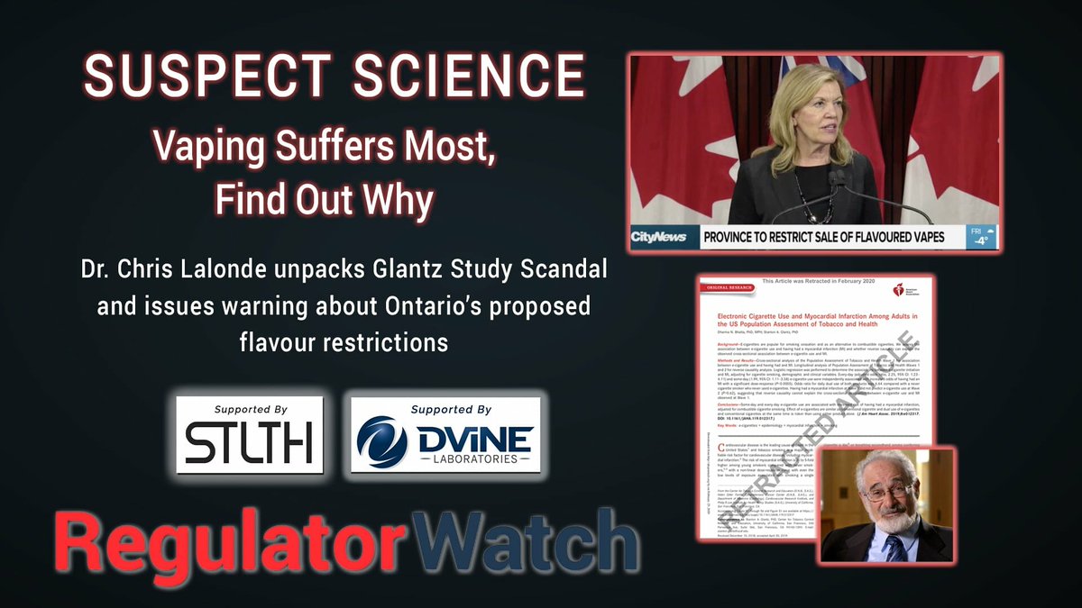 RegWatchCanada's tweet photo. Suspect Science | Vaping Suffers Most, Find Out Why | RegWatch (Live) | Published on - https://t.co/BqnkZkcFLe #WARONVAPING #VIDEOORG #VAPINGORG #TRUMP #REGWATCHLIVE #HARMREDUCTION #Harmreduction #Vapingsaveslives #vape #vaping #VapeUK #ecig https://t.co/O254bE0yti