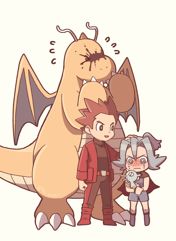 9g_poppo's tweet photo. イブキちゃんの悔しい思い出

子供の頃のイブキちゃんのタッツーがワタルさんのカイリューに一撃食らわせたバディエピ好き https://t.co/prtYJEJLvW