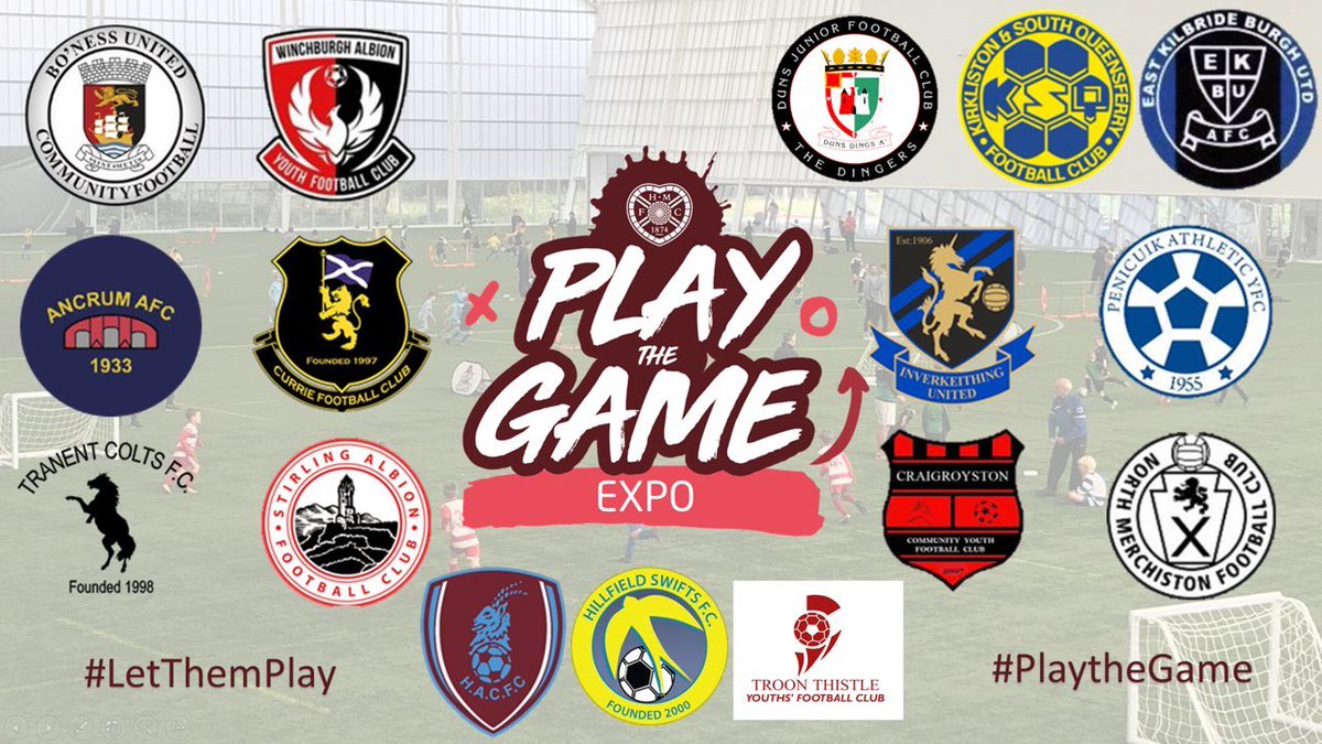 Our first 2️⃣ #PlaytheGame Expo’s of the year kick off this afternoon <a href="/Oriamscotland/">Oriam Scotland</a> 

2️⃣8️⃣8️⃣ Players
     4️⃣8️⃣ Teams
     1️⃣8️⃣ Grassroots Clubs

1️⃣ objective..... #LetThemPlay 

Keep an 👁 on our page for live updates.

⚽️⚽️⚽️