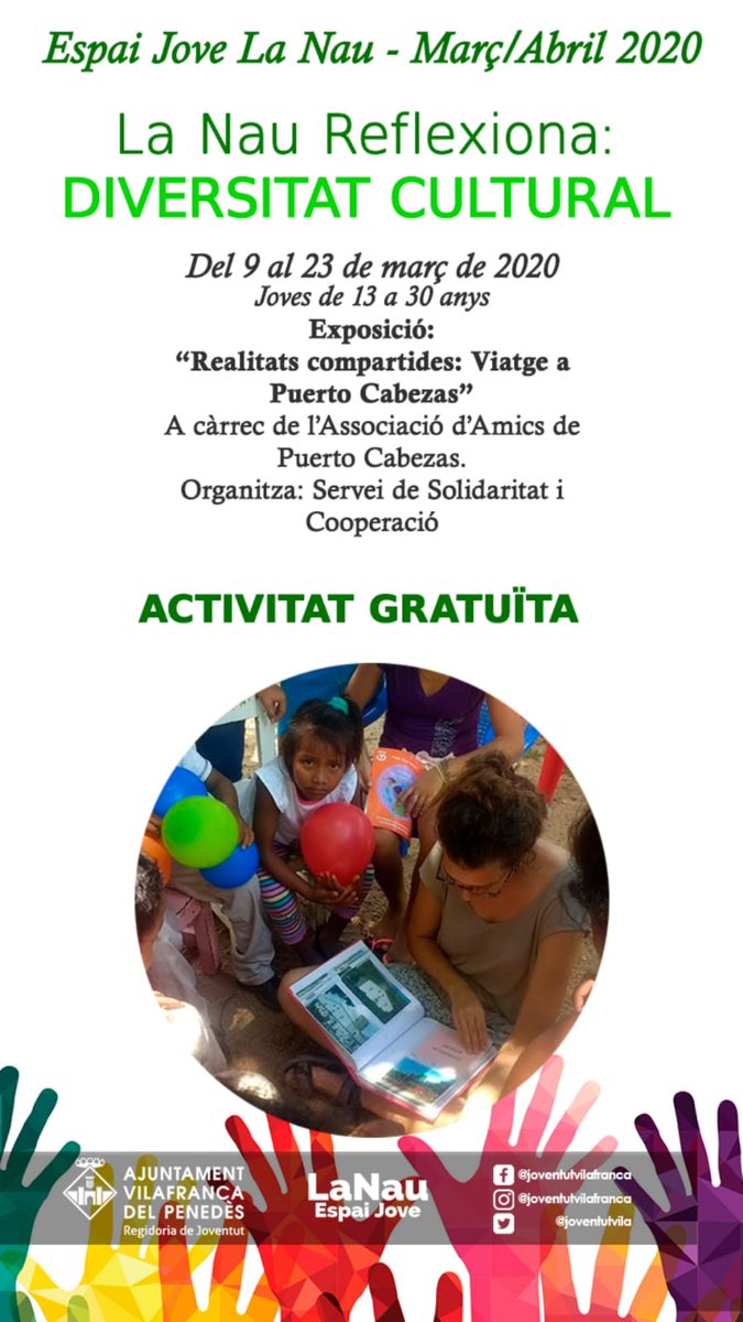 amicsdepuerto's tweet photo. Del 9 al 23 de març a La Nau exposició de fotos "Realitats compartides: viatge a Puerto Cabezas" https://t.co/POL47vgjWX