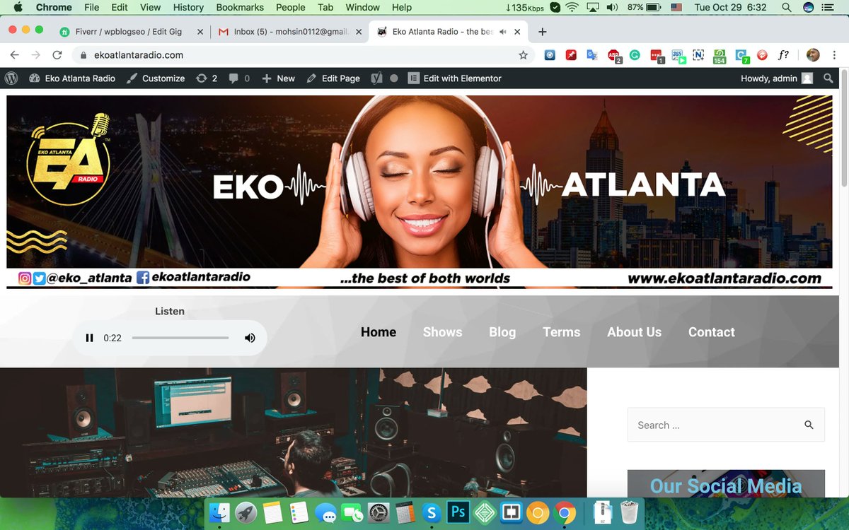 I will setup online radio station and teach you operating fiverr.com/wpblogseo/setu…

#online_radio #radio #sam_broadcaster #live_radio #radio_website #podcasts