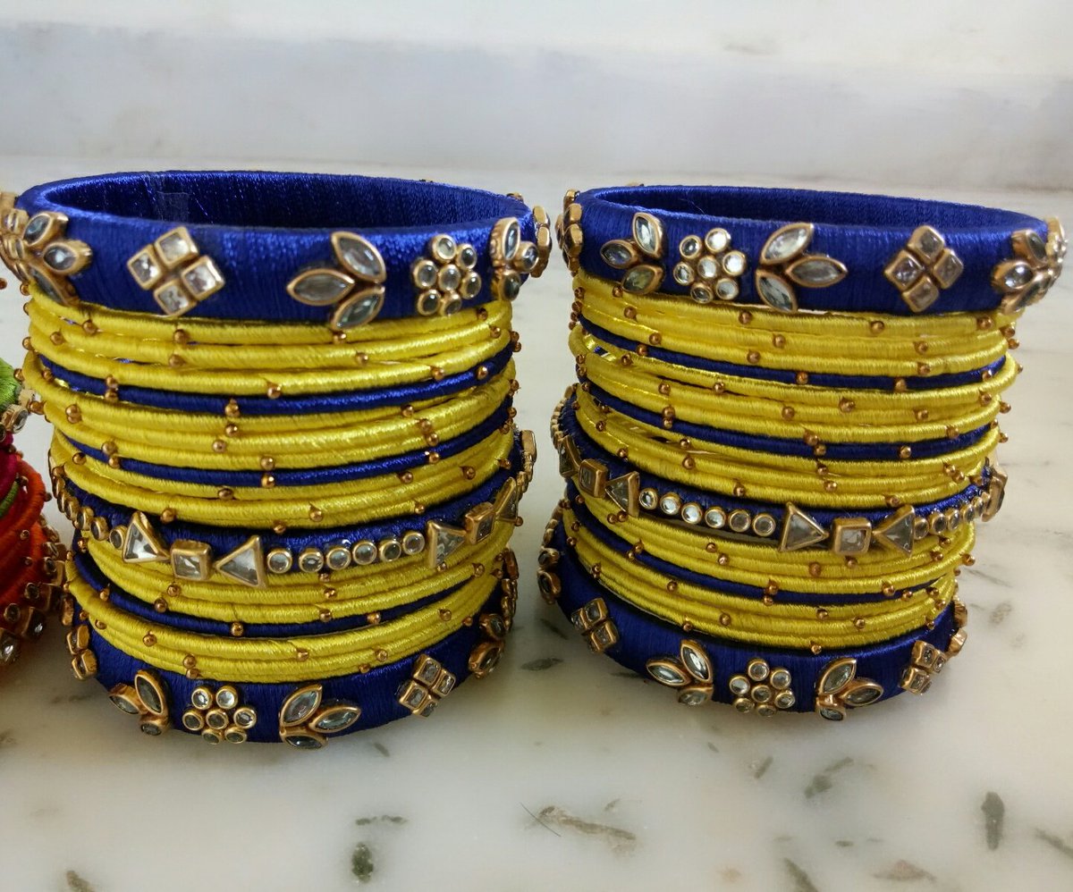 threadbySujitha's tweet photo. Bangles β€οΈπ
#handmade #threadbangles
@HandmadeHour
#BangleTwitter β£οΈ https://t.co/UxYeRGliSL