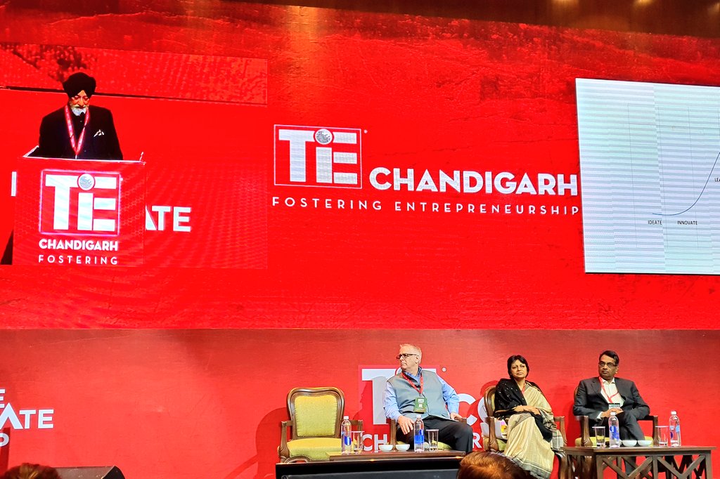 #TiECon #Chandigarh gave me a glimpse into the flourishing #InnovationEcosystem of #Punjab. Congratulations to @tieChandigarh @munishjauhar @DPSingh2809 for organizing the event and having me over. 
#TiEConChandigarh2020
#ideateinnovateleap #InnovateWithTHub