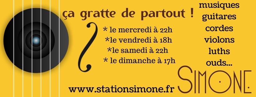StationSimone's tweet photo. (Re)découvrez les guitares et autres cordes du monde entier et de tout style avec #Bruno
C'est sur @StationSimone ce dimanche à 17h
#Cagrattedepartout sur https://t.co/xEibrWsmJu ou https://t.co/QJPgKW5D2N https://t.co/t6nb3FEXyu