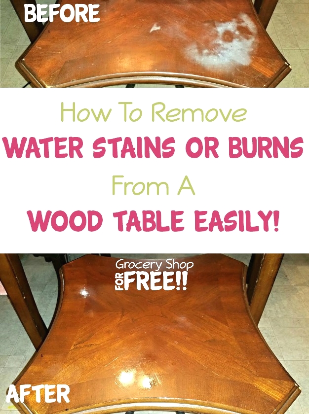 Dian Farmer On Twitter How To Remove Water Stains From A Wood