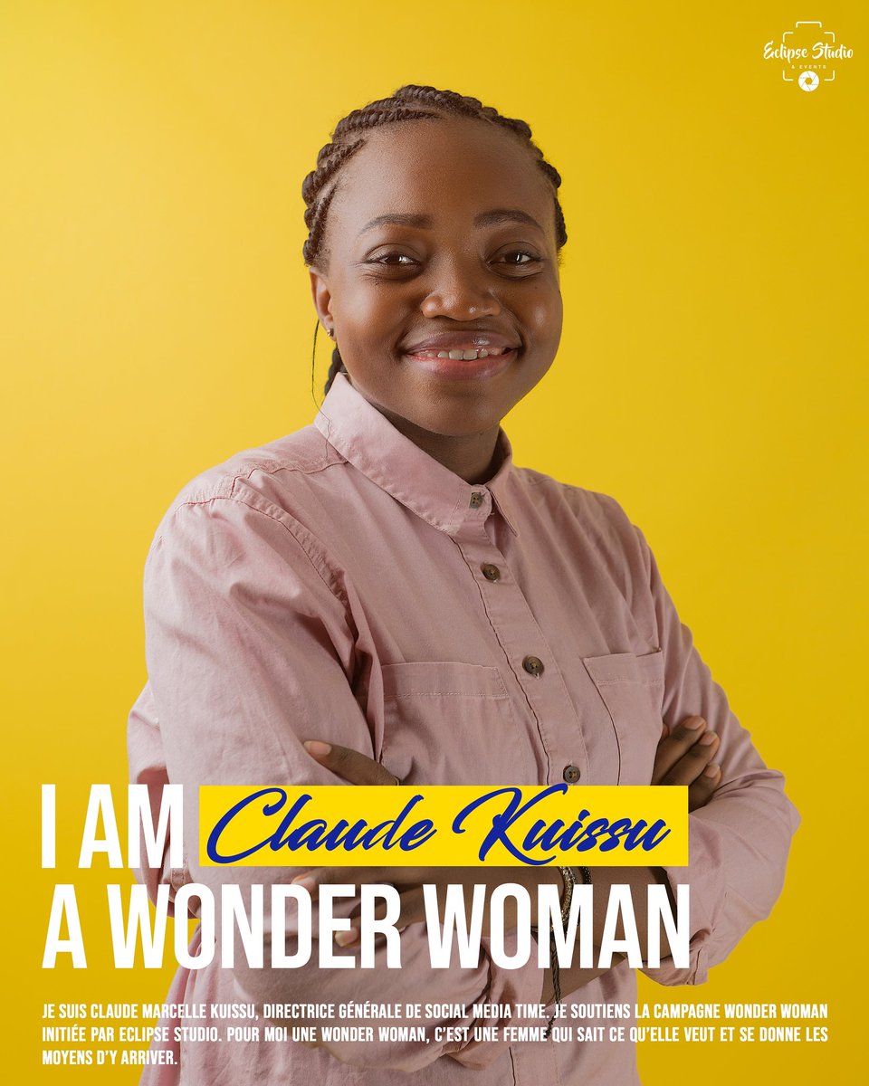 EclipseConsult2's tweet photo. Nous sommes à J-1 du lancement de la plus grosse campagne photo de l'année !  🔥
En attendant, découvre notre deuxième Guest WONDER WOMAN, CLAUDE KUISSU !! 📸🔥
#ResteConnectés
#CarineSontyaWonderWoman
#IAmAWonderWoman
#EclipseStudio https://t.co/2r0WPfdwKg