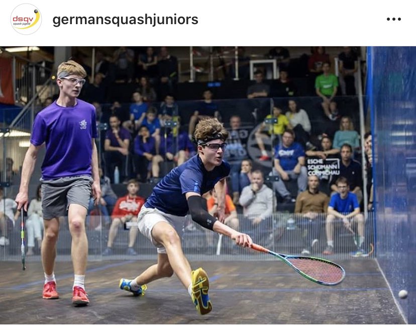 Tate will be playing in the German Junior Open 2020 - Boys U17 Final today at 1.40pm (German Time) 👏 
You can watch his match on sportdeutschland.tv/squash/german-…

Let’s go Tate! 
#hammerofthor 
#finalsday  
 
<a href="/RobinsonHouse98/">Robinson</a> <a href="/tatesquash/">Tate Harms</a> <a href="/dsqvjuniors/">germansquashjuniors</a> <a href="/SportWycliffe/">Wycliffe Sport</a>
