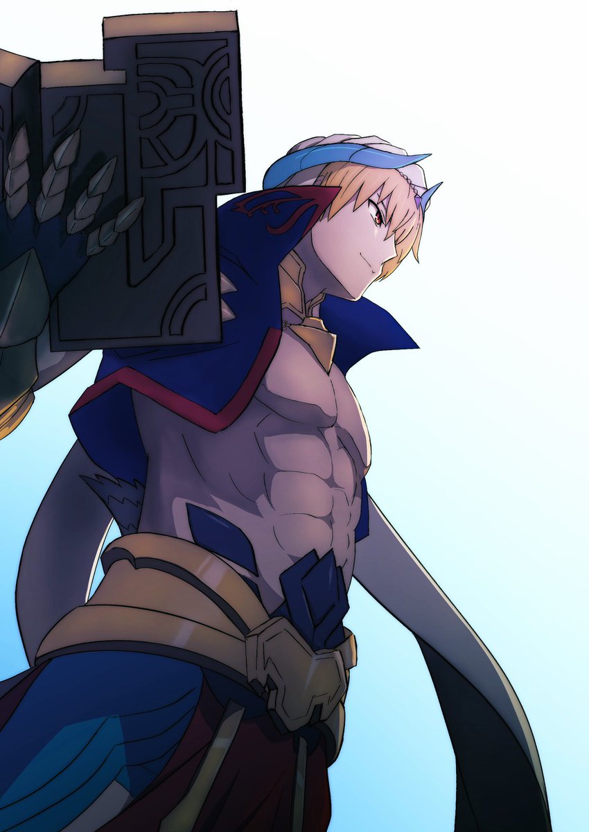 ギルガメッシュ(Fate) 「ギルガメッシュ
#FGO #バビロニア #FGO_ep7 」|maftyのイラスト