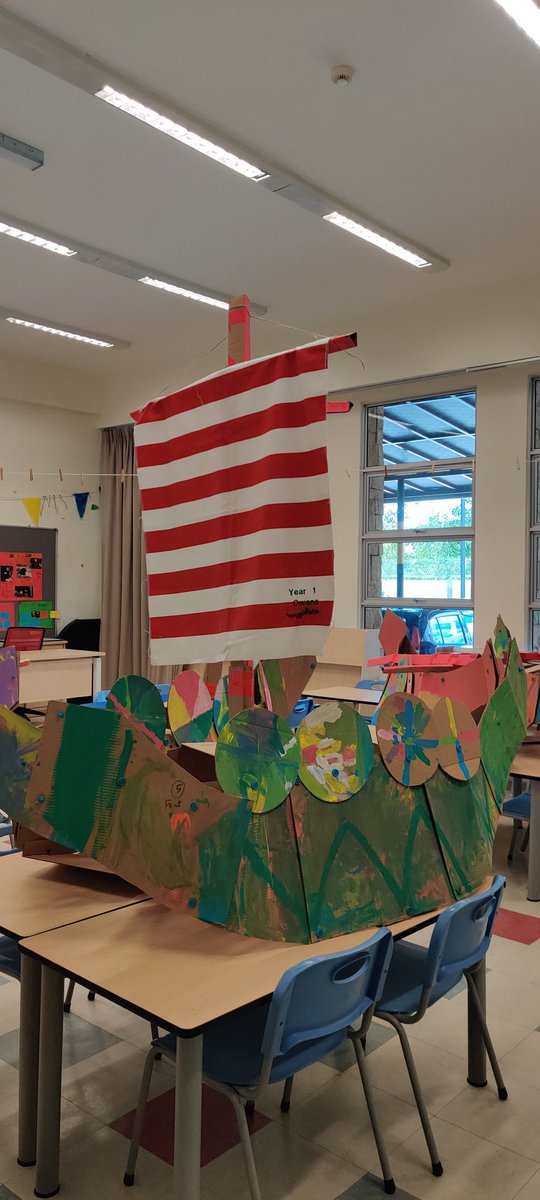 The viking boat turned out really nice! ❤️ #fromAtoB #ipc #HIS_learning