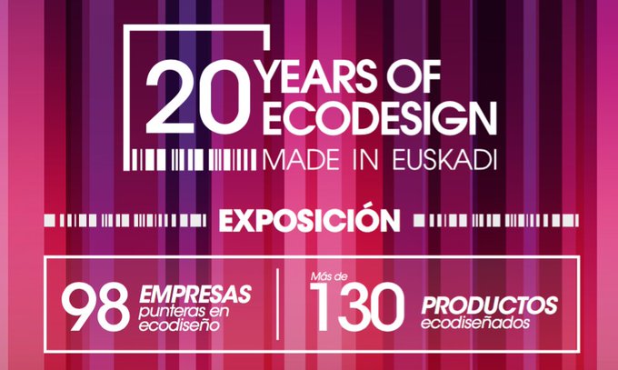 Ihobe_Eus's tweet photo. 📢♻️ "Made in Euskadi #ekodiseinua-ren 20 urte" erakusketa ikusteko AZKEN EGUNA❗️
⌚️ 10:00 - 14:00
📌 Palacio @Euskalduna_eus jauregia
📢♻️ ¡ÚLTIMO DÍA para visitar la exposición "20 años de #Ecodiseño Made in Euskadi❗️
➕INFO 👉 https://t.co/0wUyTX6Ld1
#BEMBasqueCountry2020 https://t.co/fcrjE06Q0l