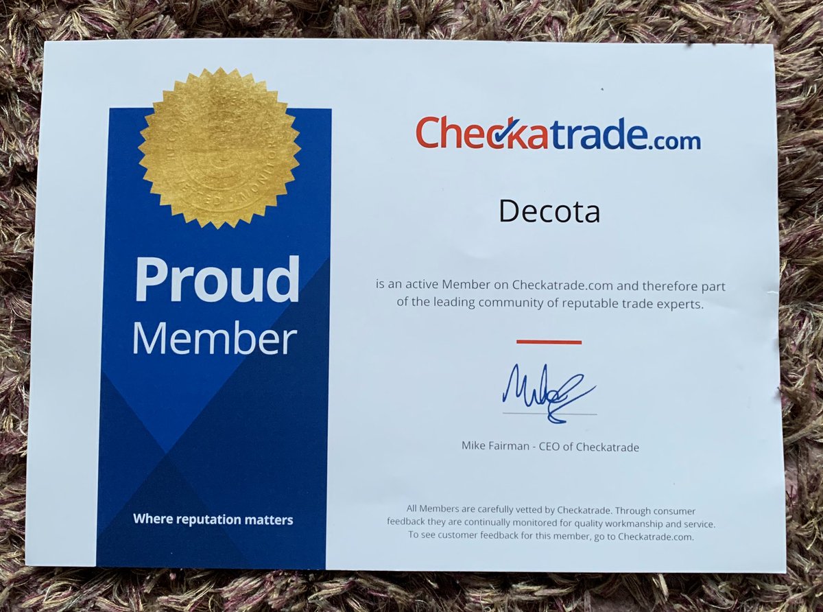 DecotaCCTV's tweet photo. You can now find us on #Checkatrade https://t.co/2p9p2xay4I