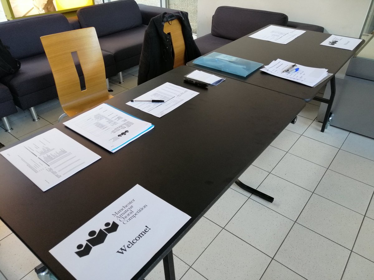 mcrchoralcomp's tweet image. #MACC2020 check-in desk is now open for business!