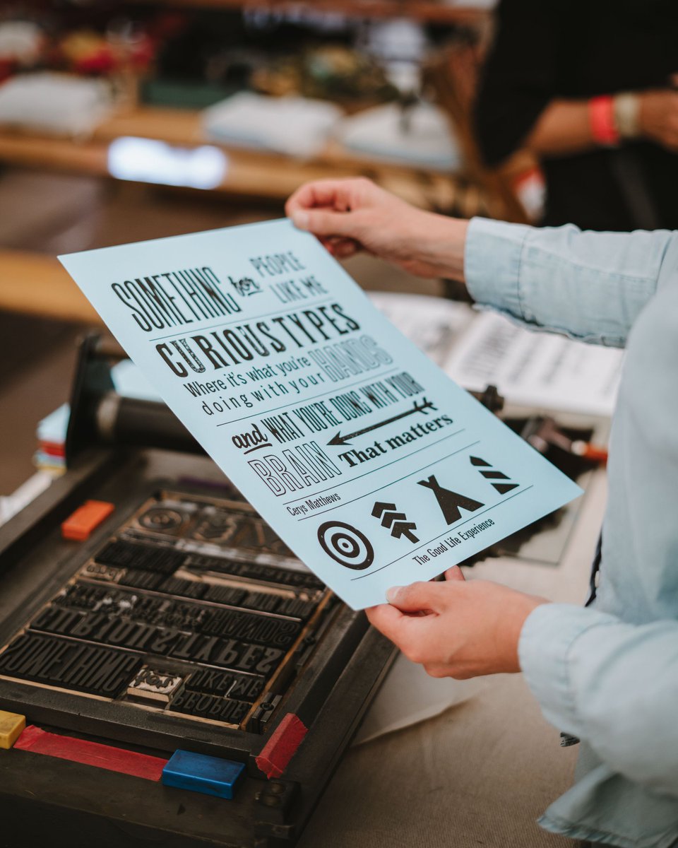 wearesightseers's tweet photo. Letterpress Love @TheGoodLifeExp #letterpress #typography #printmaker #wales #craft https://t.co/CD1yPCOsNn