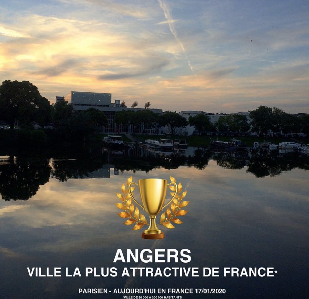 ArnaudDAVID73's tweet photo. @Angers est qualifiée de ville la plus attractive de 🇫🇷 : dynamique, attractive et bénéficiant d'une très bonne qualité de vie et étant tournée vers l'avenir avec de nombreux projets qui vont positivement transformer la ville.  @LePoint. Angers, what else ! 😁 https://t.co/s7v0TjrsJr