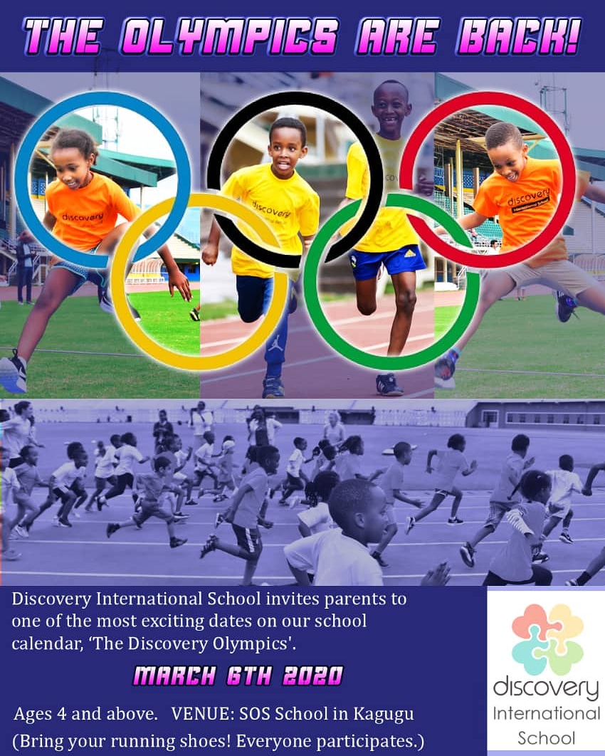 Join us for the school Olympics this coming Friday. Remember to bring your running shoes.. There will be some activities for parents and teachers. Lets all celebrate this exciting day with our children!!! #discover #sports  #my250 #rwot #visitrwanda #rwanda #discoverysport