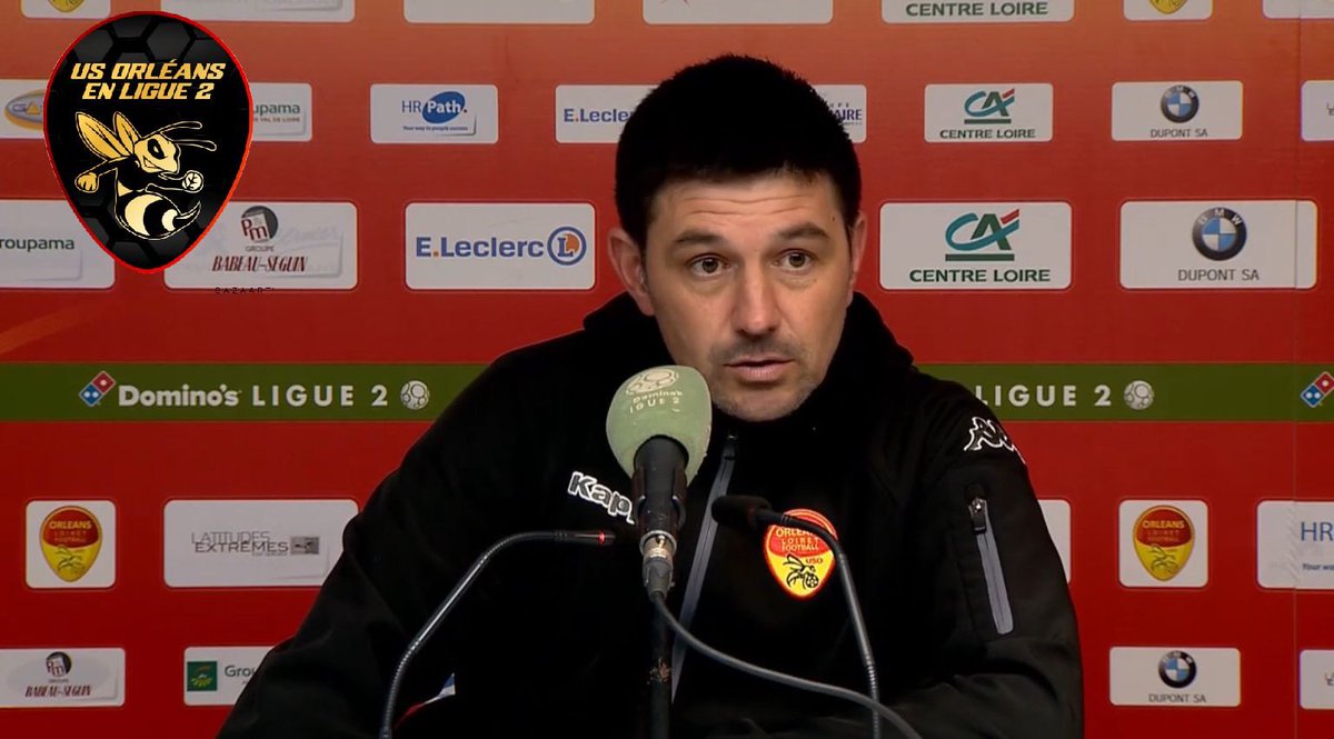 US_Orleans_News's tweet photo. 🐝 [J27] Conférence d’après match #USOESTAC 
➡️ Coach Cyrille CARRIÈRE @CarriereCyrille 
👉🏼 https://t.co/qcv7Bv7CMC

#USOrléansEnLigue2
#TeamUSO
#OrléansEnLigue2 #OrléansMétropole https://t.co/gbk00izcoi
