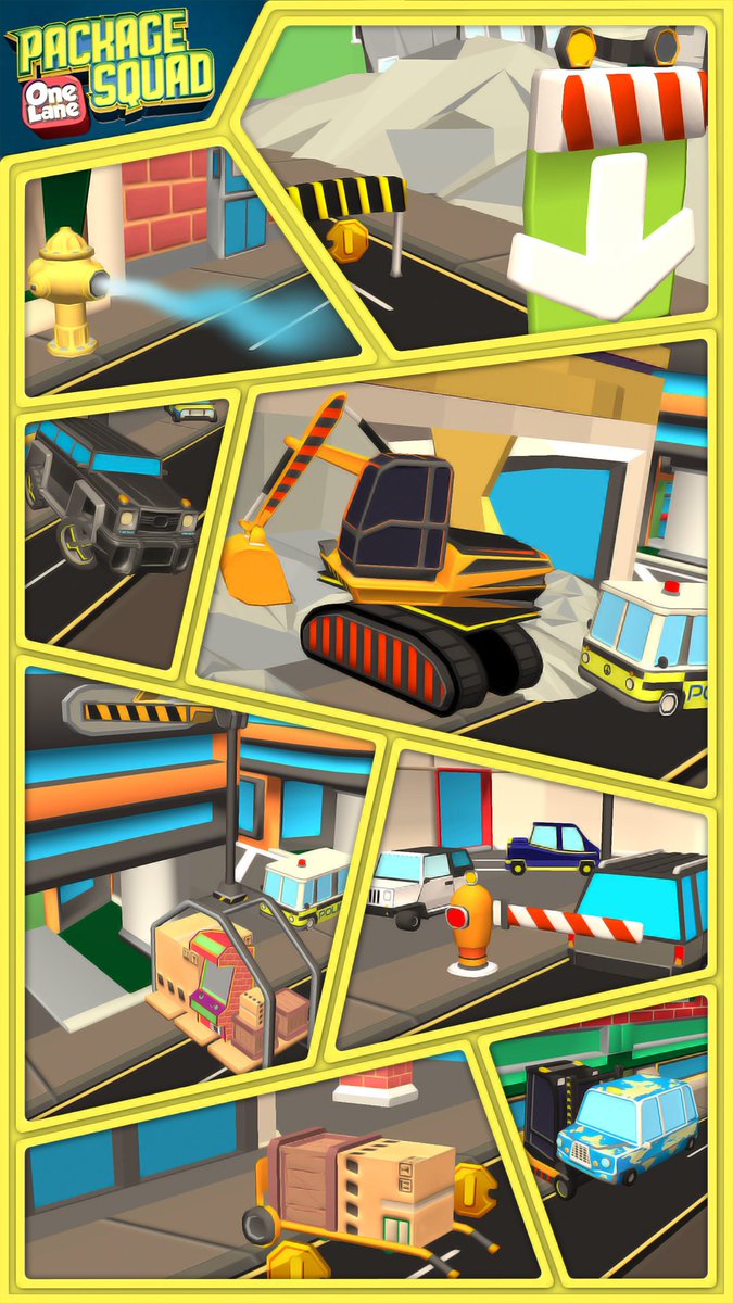 emxcgi's tweet photo. Featured art for Package Squad: One Lane.

#gameasset #posterdesign #cgi #indiegame #scriptaentmt #3ddesgin #3dartwork #lowpoly #scenes #unity #maya #illustrator #emxcgi https://t.co/RmT3bregkV