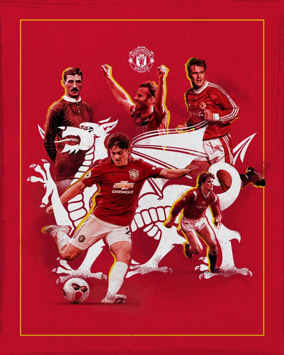 ManUtd's tweet photo. Happy #StDavidsDay to all #MUFC fans celebrating! https://t.co/K4pRxA7Vu8