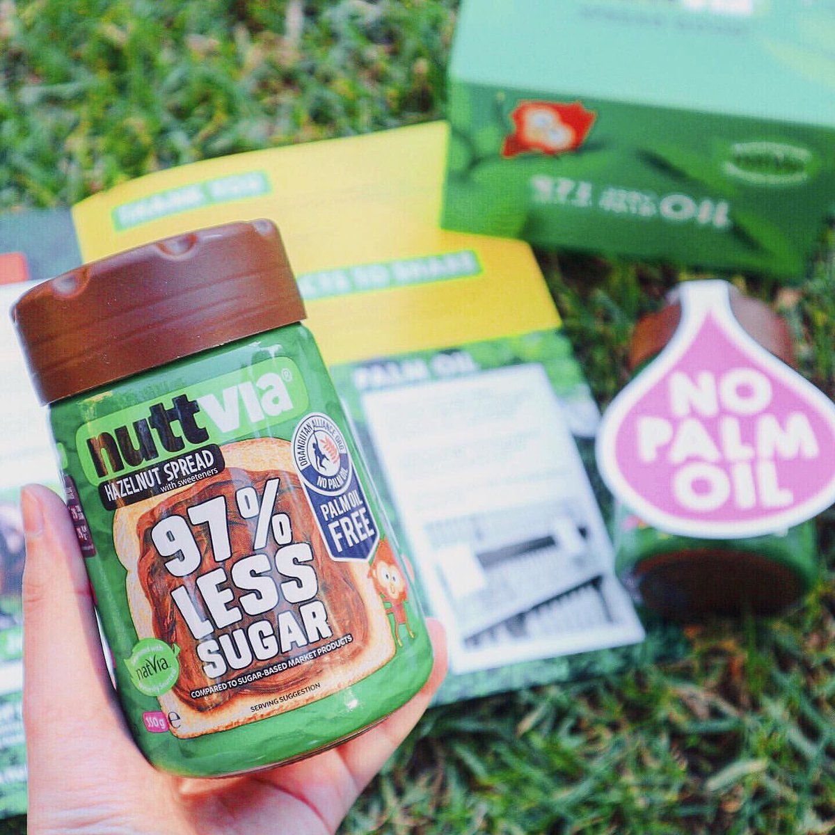 NuttviaSpread's tweet photo. 97% less sugar and zero palm oil!  via @thepeppermint.mermaids https://t.co/EEq6BJWXMJ