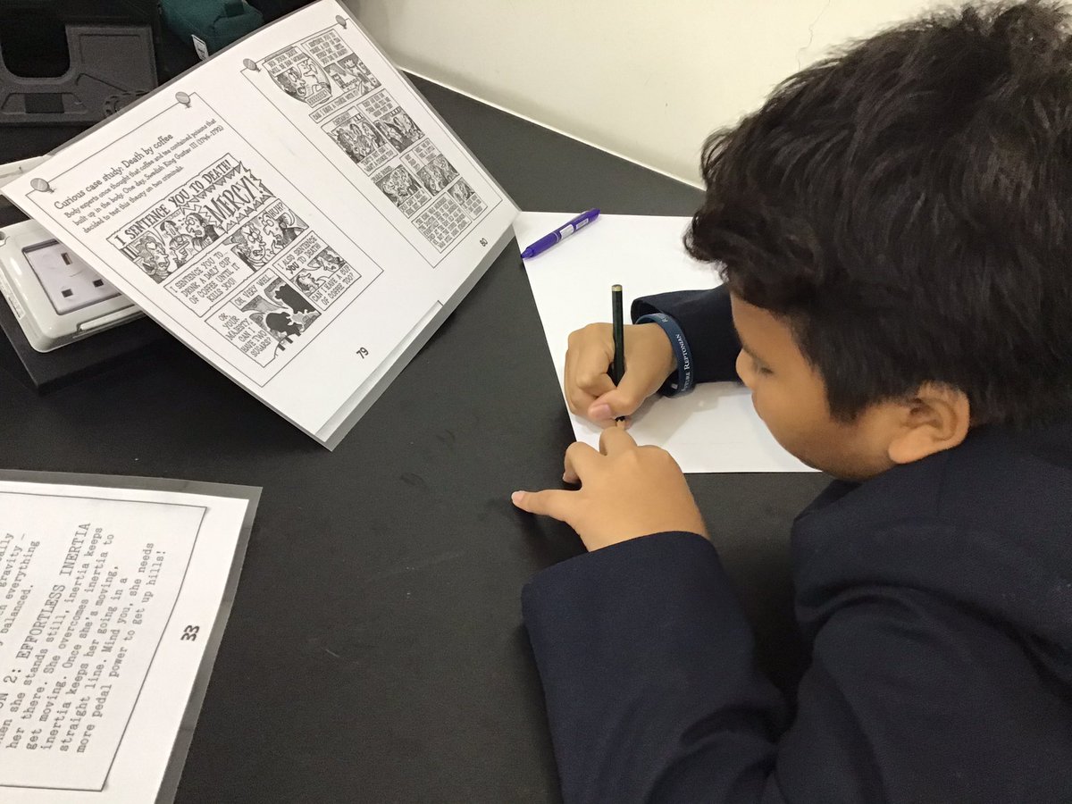 ReptonADScience's tweet photo. Getting creative with the truth. Looking at writing non-fictional text in the style of Horrible Science Series @ReptonADEnglish @ReptonADSenior #LanguagesWeek #RADCreativity https://t.co/zab5mIKTSC