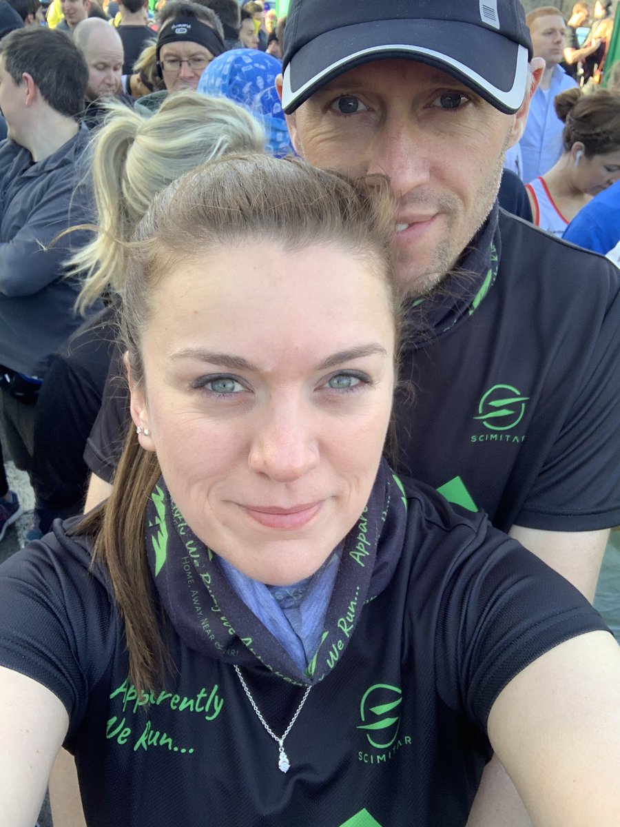 ApparentlyWeRun's tweet photo. Ready &amp; waiting @OfficialBigHalf bit chilly at the moment 🥶 

Don’t forget to give us a wave if you see us!!🏃🏻‍♀️🏃🏼‍♂️💚🖤

#BigHalf #RunningCouplesRock #247Running #RunnersEyeView https://t.co/YytZhcxSRh