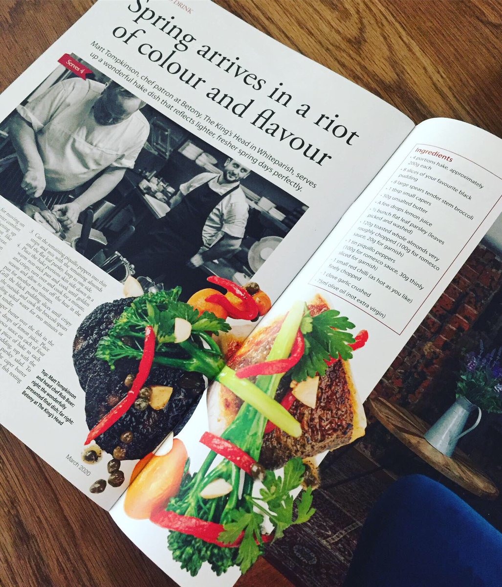 Check us Out in The March Edition of @WiltshireLife With One of <a href="/MTomkinsonChef/">Matthew Tomkinson</a>  Favourite Spring Dishes...... #SpringIsHere #Wiltshire #daffodils #GoodFood #Recipe #NewForest #Delicious <a href="/VisitWiltshire/">VisitWiltshire</a> @VisitSalisbury_