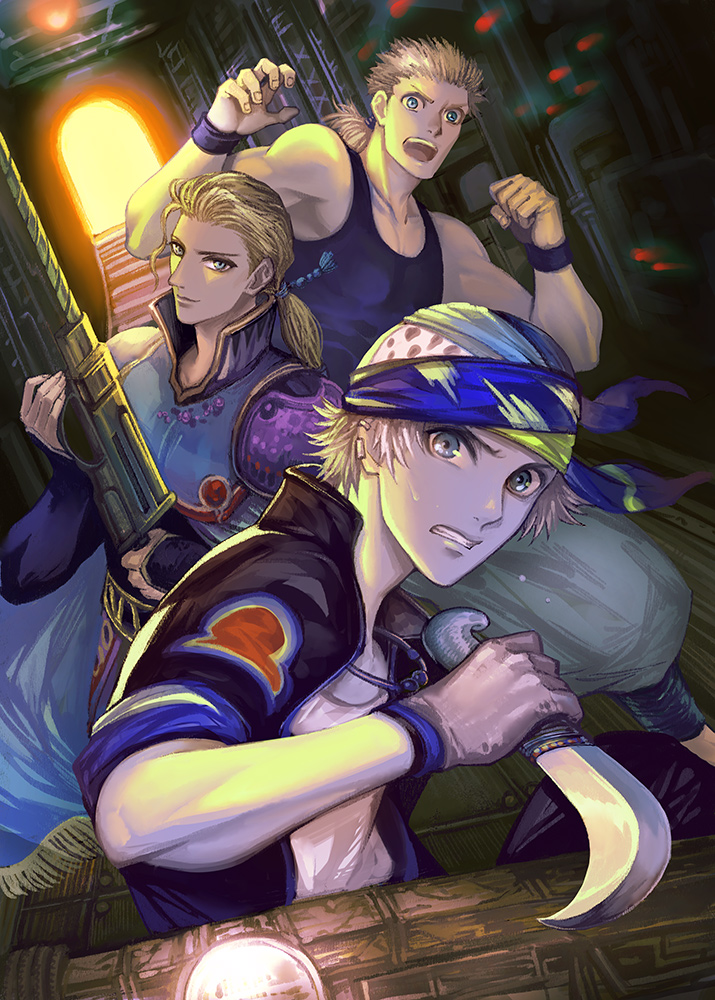 加藤さやか 昔のff6絵 ダリルとセッツァー好きなんだ