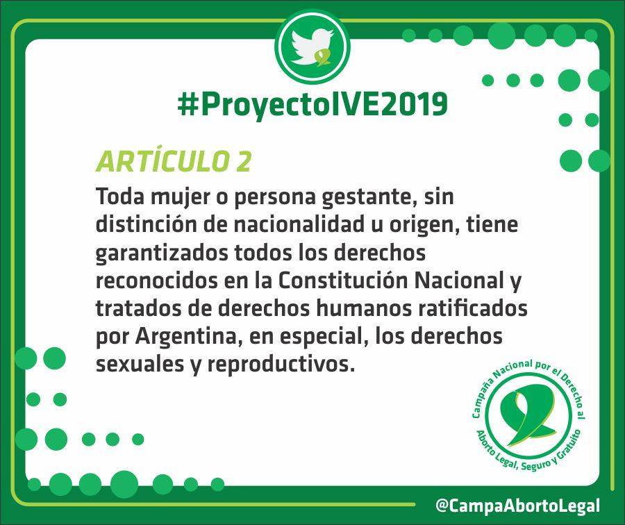 CampAbortoZSur's tweet photo. Toda persona gestante, sin distinción de nacionalidad u origen, tiene garantizados todos los derechos reconocidos en la Constitución Nacional y tratados de DDHH ratificados por Argentina, en especial, los derechos sexuales y reproductivos. #ProyectoIVE2019 #AbortoLegal2020 https://t.co/cGYhm6fzSs