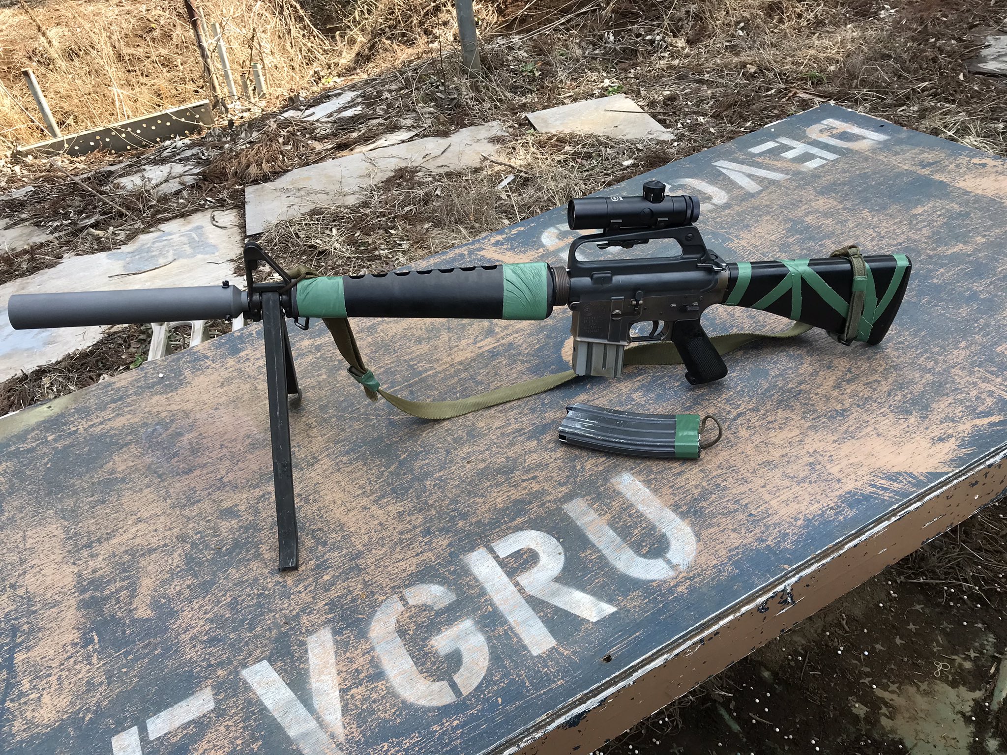 M16-A1フラッシュサプレッサー 実物 M16-A1フラッシュサプレッサー 実物