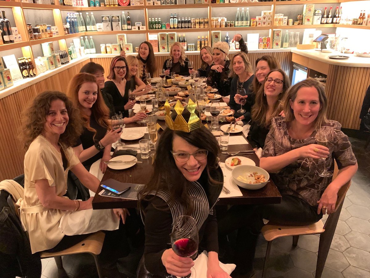 A royally good Saturday night = Natalie Diggins hosting 14 women for <a href="/SixBroadway/">SIX The Musical on Broadway 👑</a> + dinner at <a href="/BoqueriaTapas/">BOQUERIA</a> (+ afterparty at @brisatrinchero's). Home at 2am, waking up with a queenly hangover. #queendom #queens #SixBroadway @LalaTellsAStory <a href="/dredgecliffe/">Abigail Edgecliffe</a> <a href="/testore1699/">Amanda Forsyth</a> <a href="/cflaschen/">Cristina Flaschen</a>