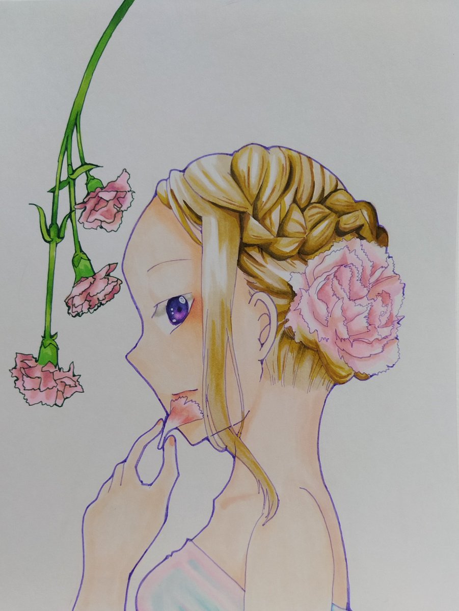 コピックツインズ企画 第32弾 花や植物のイラストを描こう 2ページ目 Togetter