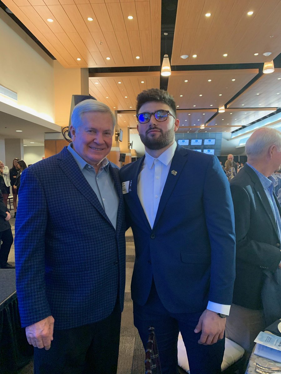 CoachPhilLongo's tweet image. Coach Brown and the team lookin dapper at the Scholarship Dinner this past week! #MCarter #BCorrales #SHowell #TarHeelFamily #CarolinaFootball #BeTheOne