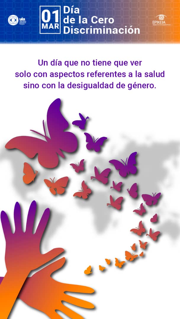 Uladdhh's tweet photo. #01Marzo
Día de la Cero Discriminación.
Se trata de un día universal por naturaleza que no tiene que ver solo con el VIH o aspectos referentes a la salud, y que busca llamar la atención sobre cuestiones relacionadas con la discriminación.
#DDHHHMERIDA https://t.co/6T4M99x5kf