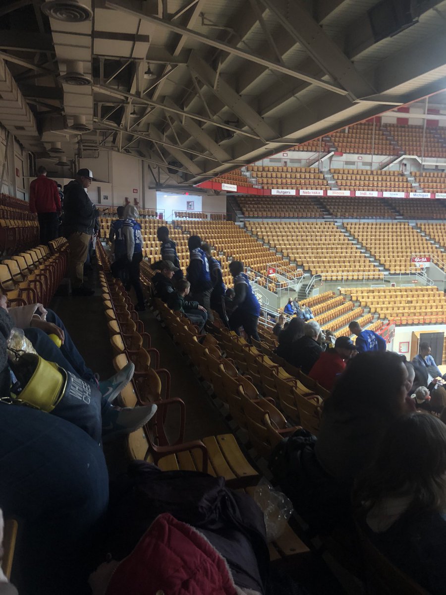 WhitmerCHEER's tweet photo. Shout out to the Chillicothe football team - filing in the stands to support the girls at their state competition who support them all year long! 

Class act. https://t.co/w73Rc2wVjs