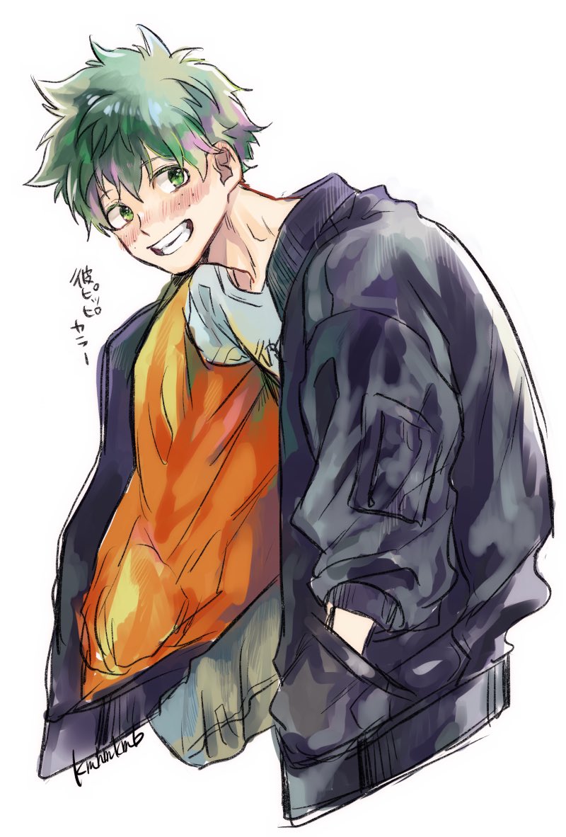 まんま カラー って感じのma 1があったので に着てもら ったけど 塗り方 曇屋のイラスト まんま カラー って感じのma 1があったので に着てもら ったけど 塗り方 曇屋のイラスト