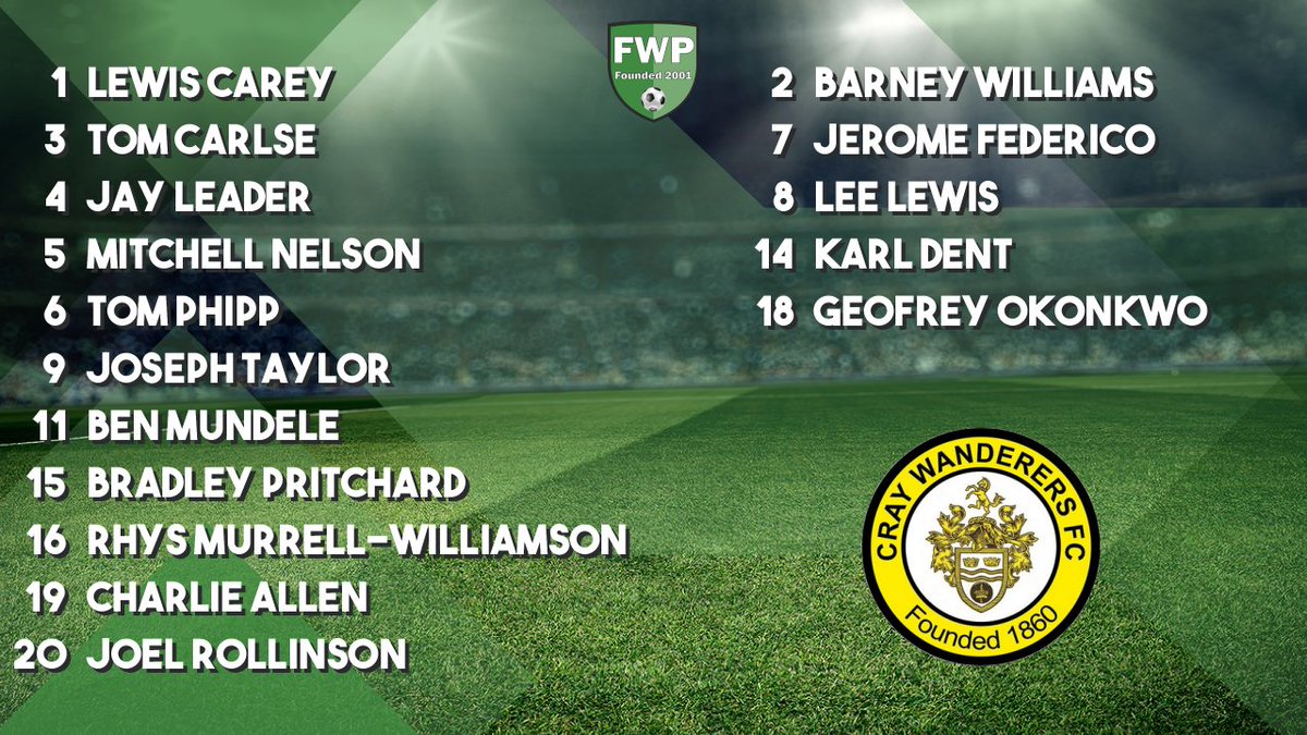 FWP Cray Wanderers tweet media