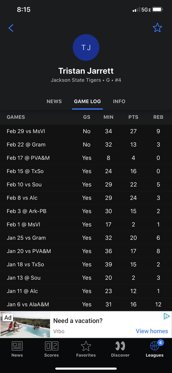 willie_joe32's tweet photo. Good game yesterday, seen some of it online ๐ฏโ๐พ๐๐พ@TJarrett_13 #27points #9rebs https://t.co/RqxTkF2YTw