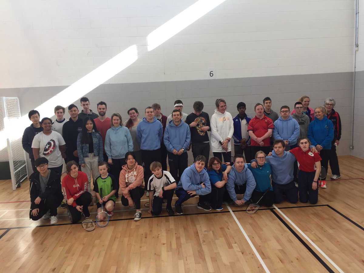 davidahorgan's tweet photo. Great morning at our Club’s Badminton Blitz with the Students at @MidletonCollege 😄🏸🏸🏸 #Badminton #SpecialOlympics #MidletonCollege https://t.co/fsQahtSgGo