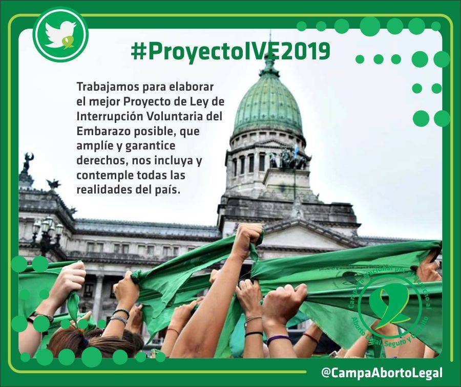 CampAbortoZSur's tweet photo. Trabajamos para elaborar el mejor Proyecto de Ley de Interrupción Voluntaria del Embarazo posible, que amplíe y garantice derechos , no incluya y contemple todas las realidades del país. #ProyectoIVE2019 #AbortoLegal2020 @CampAbortoLegal https://t.co/7xNIjY8IXc