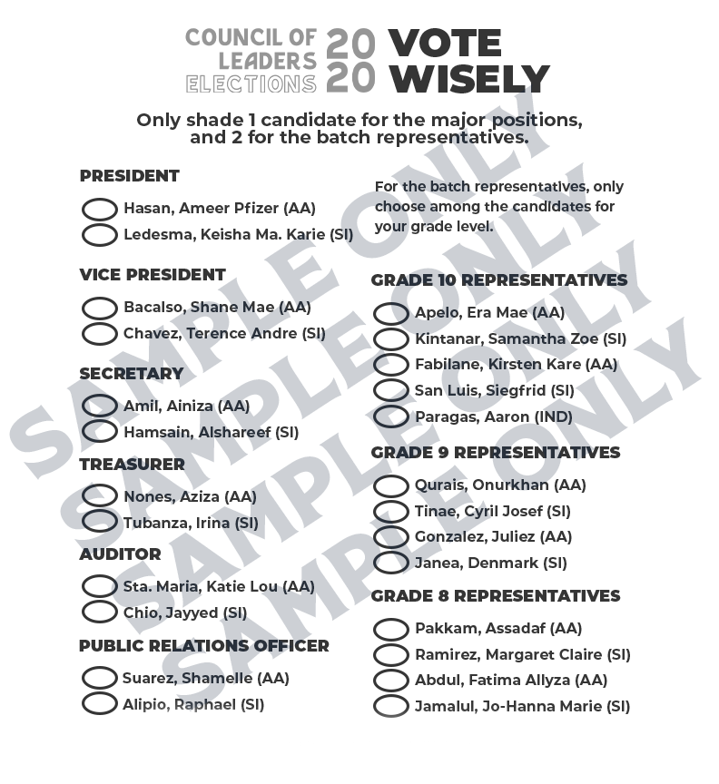 JHScol's tweet photo. Falcons! Tomorrow is the big day! Be reminded of the following things for tomorrow's election.
#COLElection2020
#COLElectionDay2020 https://t.co/b4OD4QuEkx
