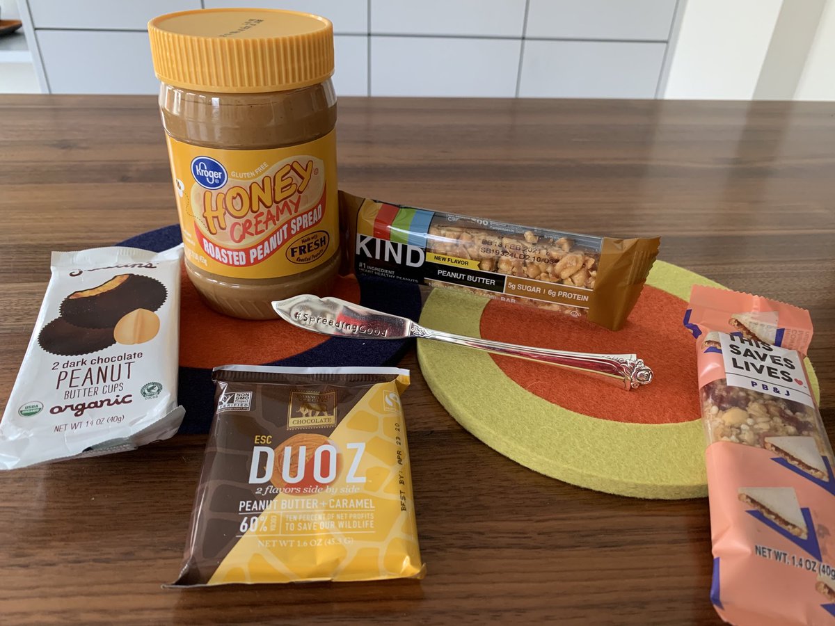 lesliebonci's tweet photo. #ActiveAdvice-Peanut butter every day in every way. As is or add to a nutritious ,great taste , haste and no waste ,no prep to feed those in need. These delicious creations are part of peanut butter donations. Be a #spreadhead #givetogiveon #SpreadingGood #peanutfanatic 🥜 https://t.co/Y6MULuxbiz