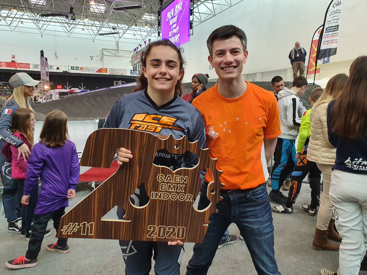 iperia_institut's tweet photo. Parcours sans obstacle pour Mariane Beltrando qui réalise une très belle course au @Caenbmxindoor. Bravo championne ! #fiersdetresponsor https://t.co/eMtHH37OeY