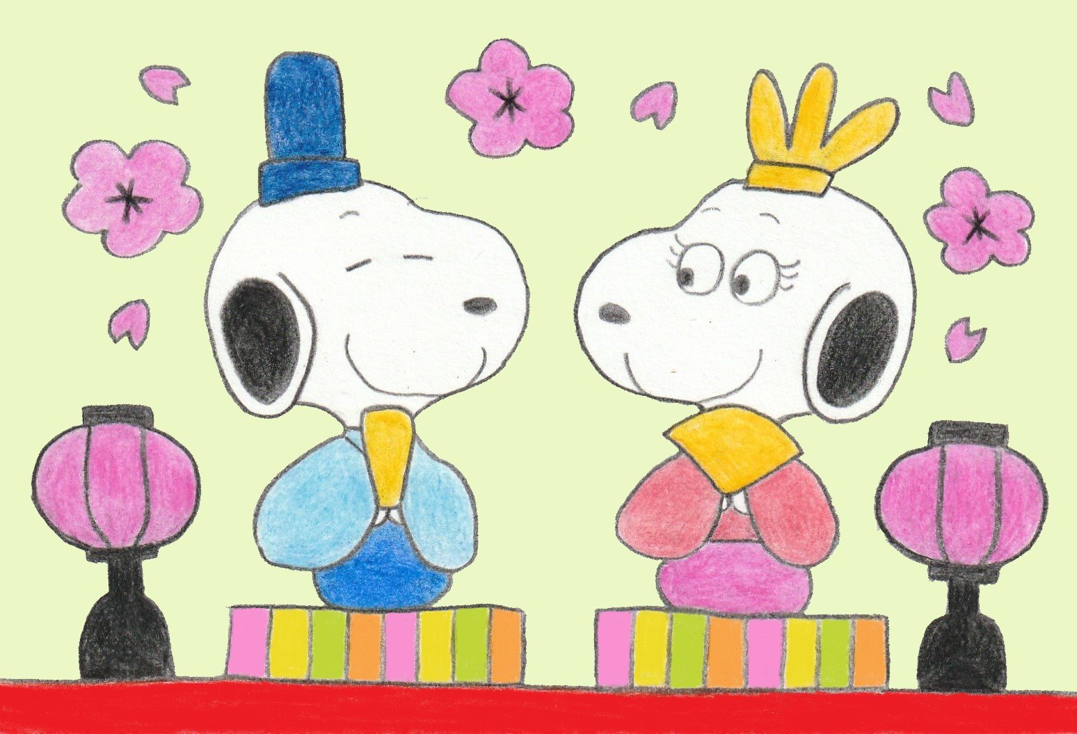 Sima 在 Twitter 上 ひなまつり イラスト スヌーピー Illustration Snoopy T Co Nfelzfkuvw Twitter