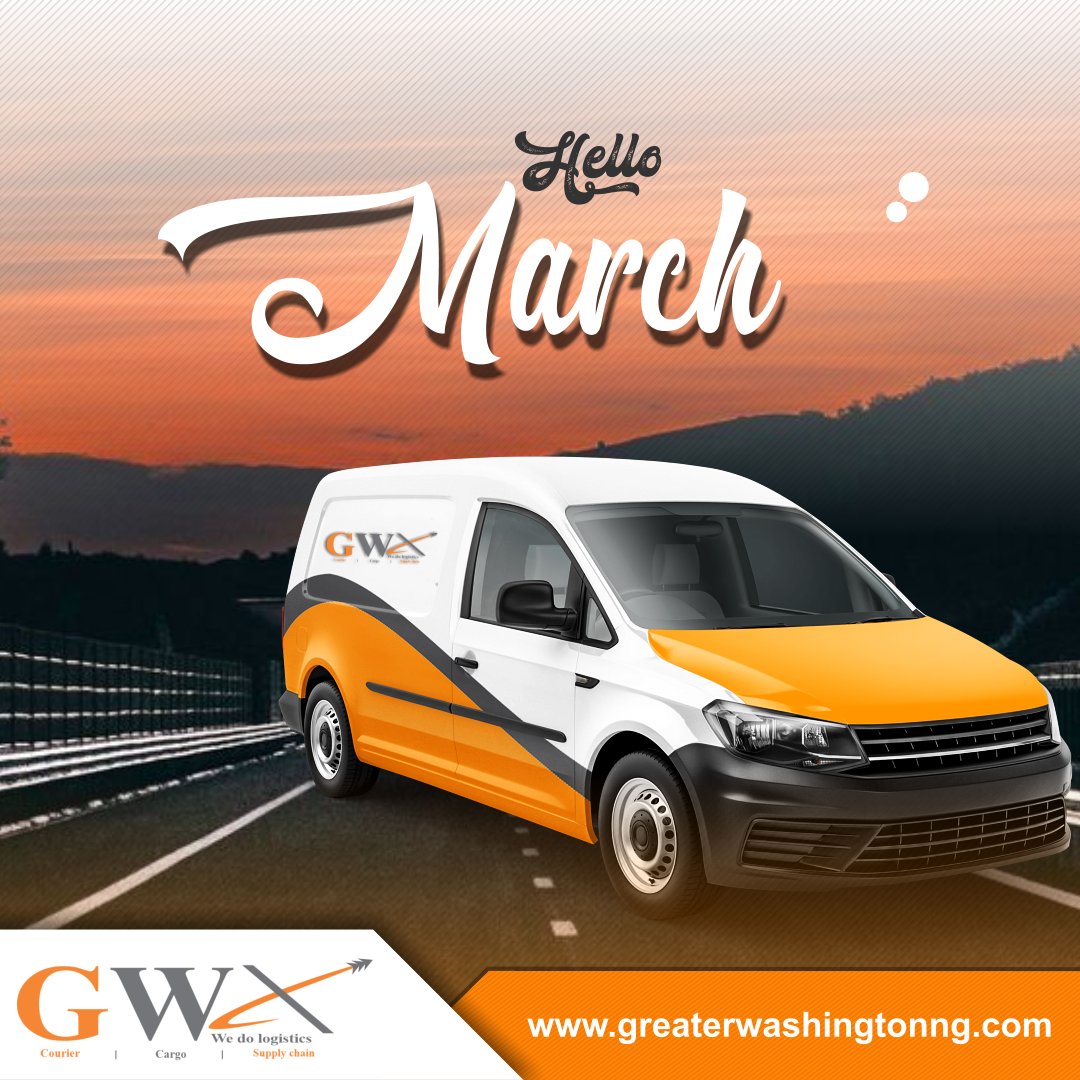 gwxlogistics's tweet photo. We are wishing you an amazing month ahead with lots of love and winnings.
Welcome to March.
#GWXLogistics #WeDoLogistics #DeliveryWithASmile https://t.co/M5qvdrIVYA