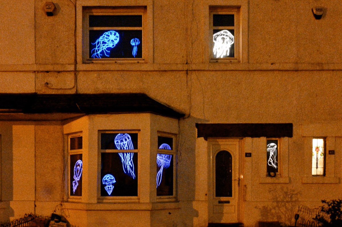 AnabelMarsh's tweet photo. More #bungowindows magic. Could go on and on but I’ll leave it there. If you can’t wait a year for it to roll round again there’s another #windowwanderland in Maryhill this weekend. https://t.co/ISOWnqqYPa https://t.co/lUl0W8XskW