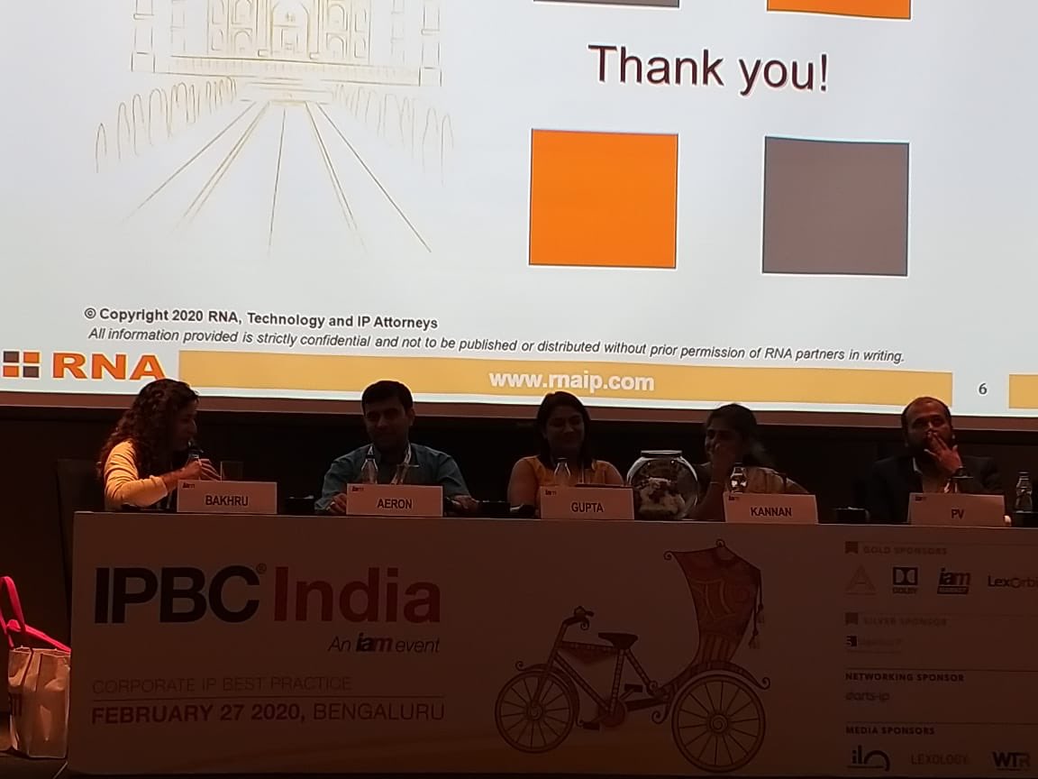 KavithaGupta2's tweet photo. It’s a pleasure speaking at the IPBC INDIA session on trade secrets and IP @IAM_magazine @EPOorg @ipnews @INTA @CybercounselUK @uspto @WIPO #tradeSecret #confidential #data #innovation #IPBCIndia https://t.co/T2E39uKyje